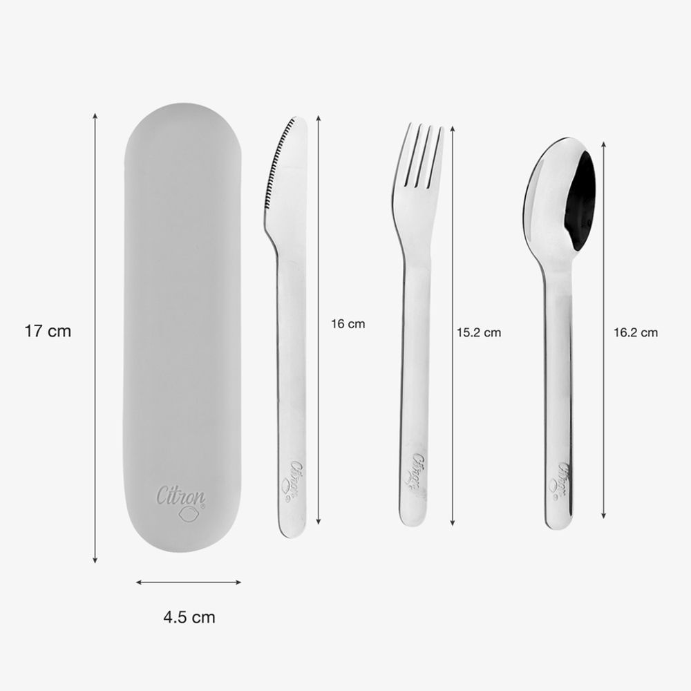 Citron - Stainless Steel Cutlery Set - Caramel