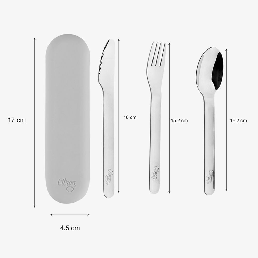 Citron - Stainless Steel Cutlery Set - Brick