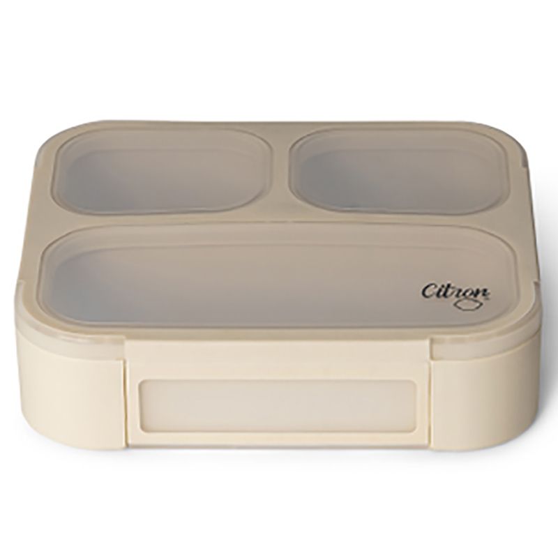 Citron - Lunchbox w/ Fork & Spoon - Beige