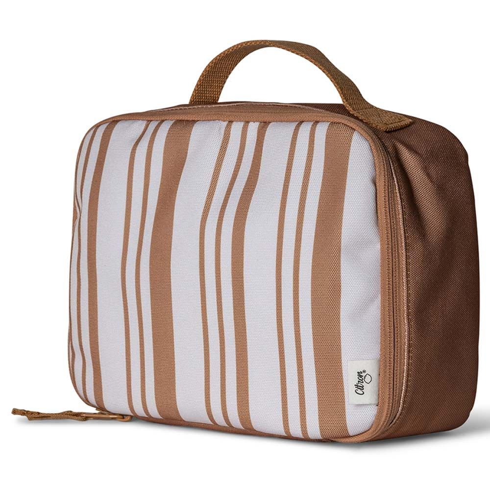 Citron - Insulated Square Lunchbag - Caramel