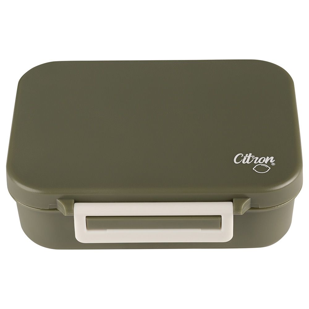 Citron - 3 Compartments Tritan Snack box - Dark Green