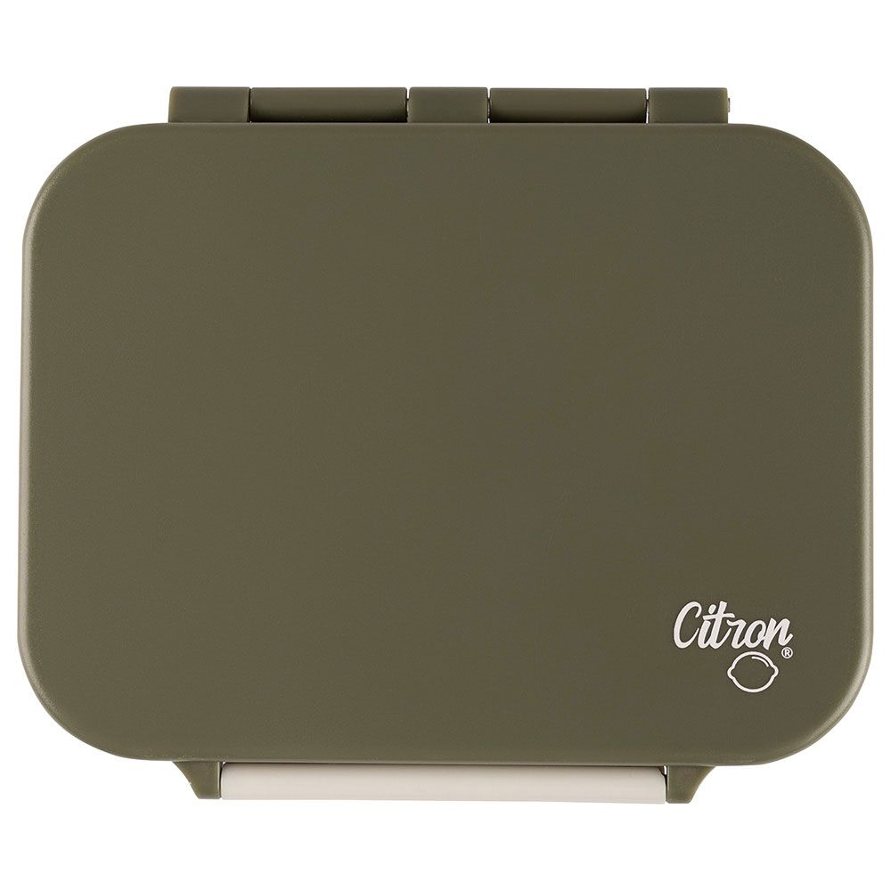 Citron - 3 Compartments Tritan Snack box - Dark Green