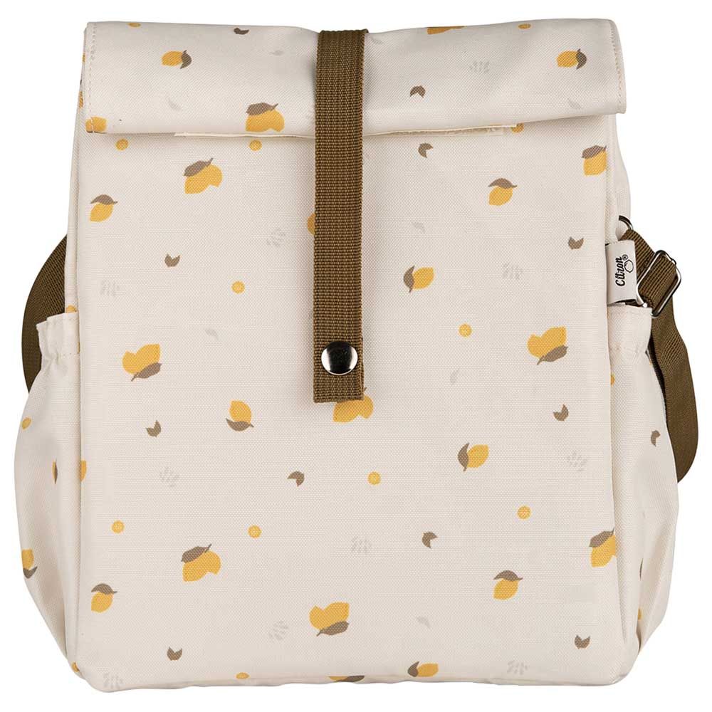 Citron - Insulated Rollup Lunch bag - Ivory