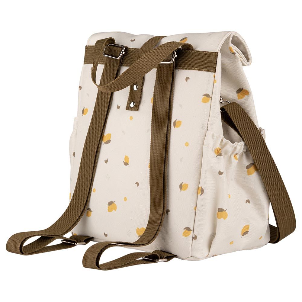 Citron - Insulated Rollup Lunch bag - Ivory