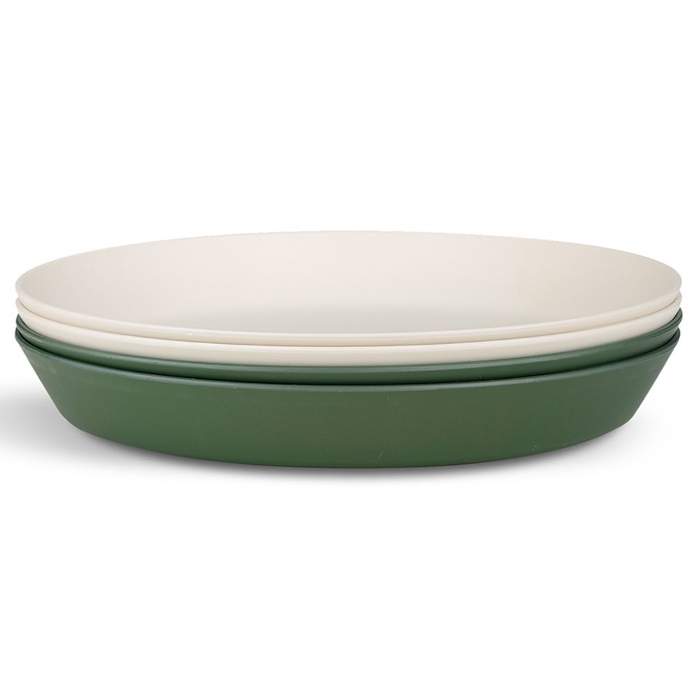 Citron - PLA Plate - Set of 4 - Green/Ivory