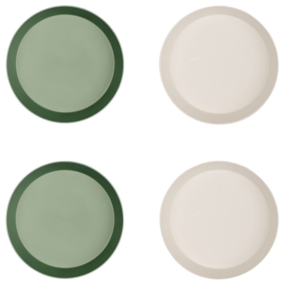 Citron - PLA Plate - Set of 4 - Green/Ivory