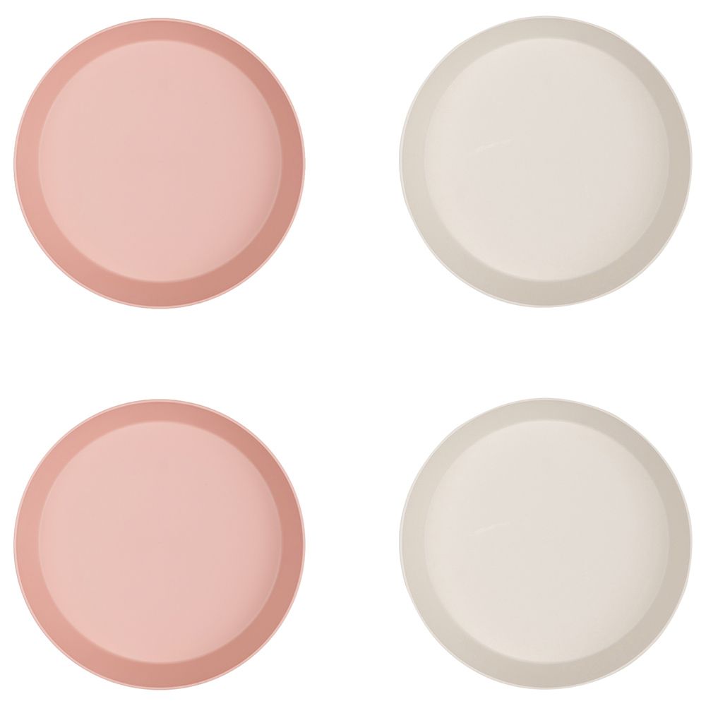 Citron - PLA Plate - Set of 4 - Pink/Ivory