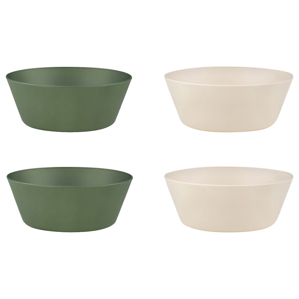 Citron - PLA Bowl - Set of 4 - Green/Ivory