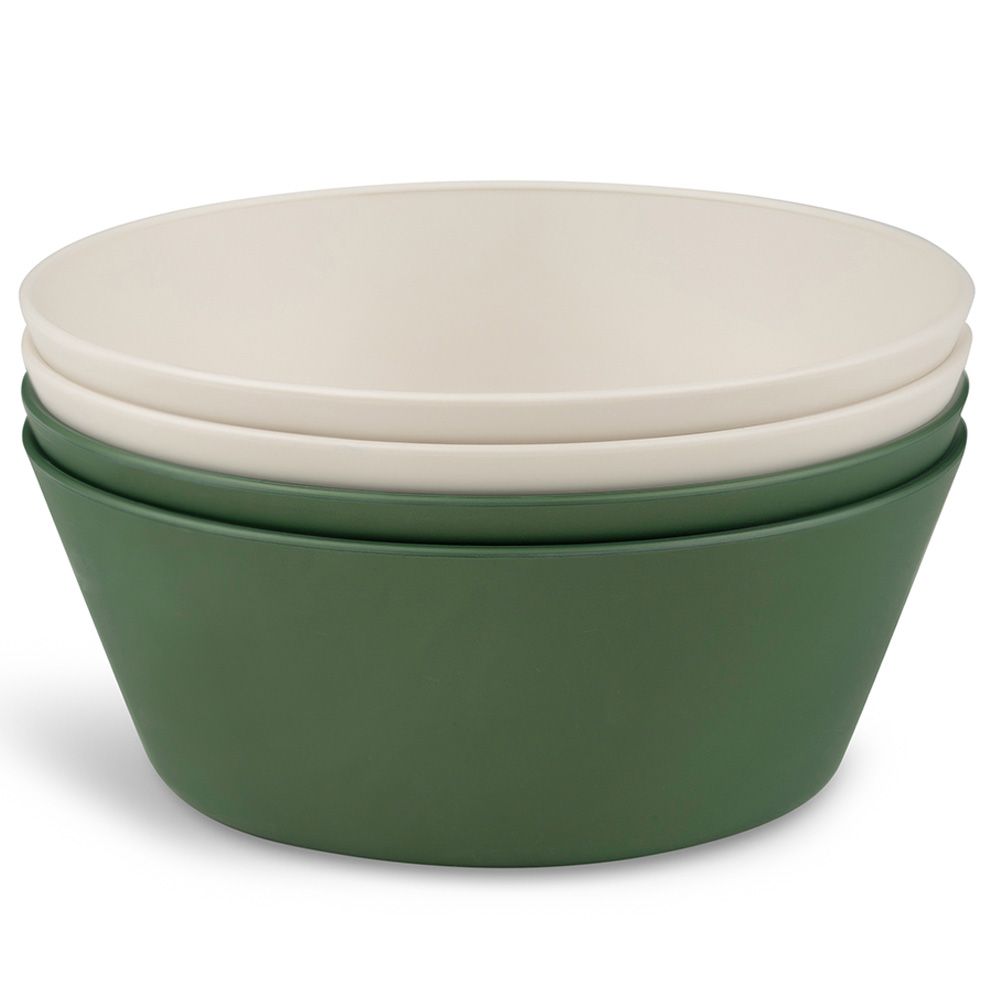 Citron - PLA Bowl - Set of 4 - Green/Ivory