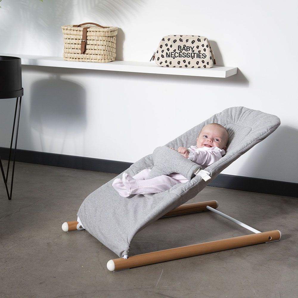 Childhome - Evolux Bouncer Cover Only - Jersey Grey