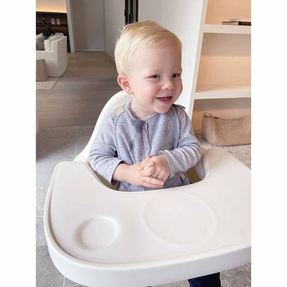 Childhome - Evolu Tray ABS + Silicone Placemat - White