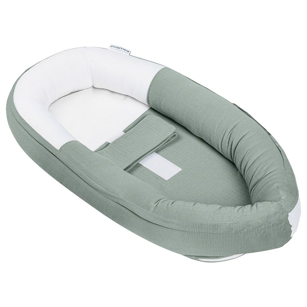 Doomoo - Cocoon Baby Nest - Jersey Green