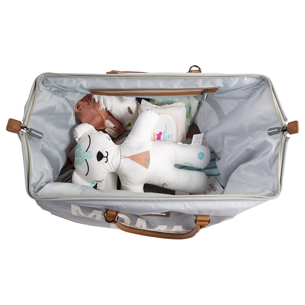 CHILDHOME - Mommy Bag Big - Grey Off White