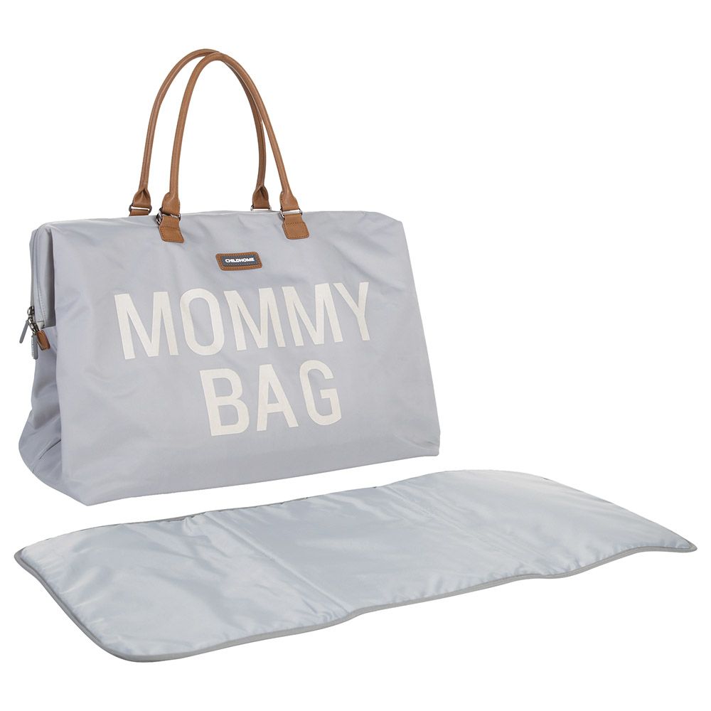 CHILDHOME - Mommy Bag Big - Grey Off White