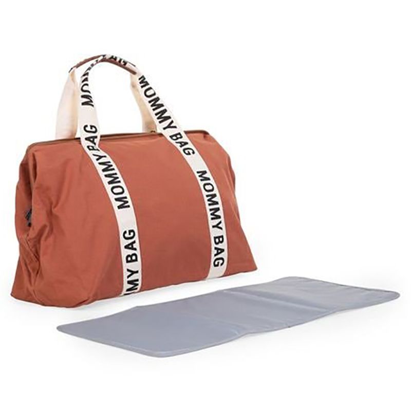 Childhome - Mommy Bag Signature Canvas - Terracotta