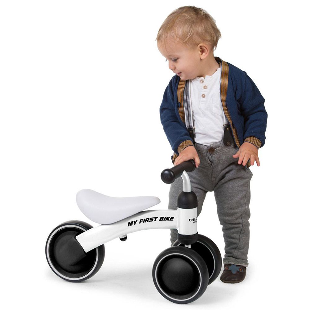 Childhome - My First Bike Toddler Balance Bike - Metal White