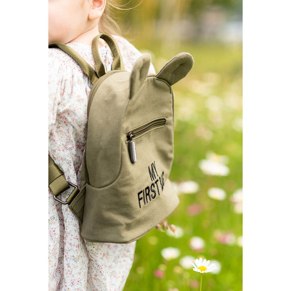 Childhome - My First Kids Bag - Khaki - 5 Inch