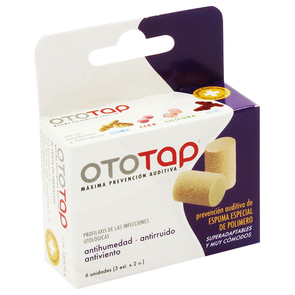 Prohima - OtoTap Ear Plugs Foam Box - 6pc