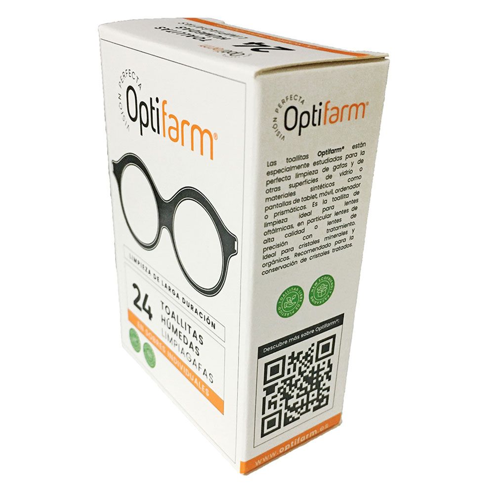 Prohima - Optifarm Lens class Cleaner Towelettes Box - 24pc