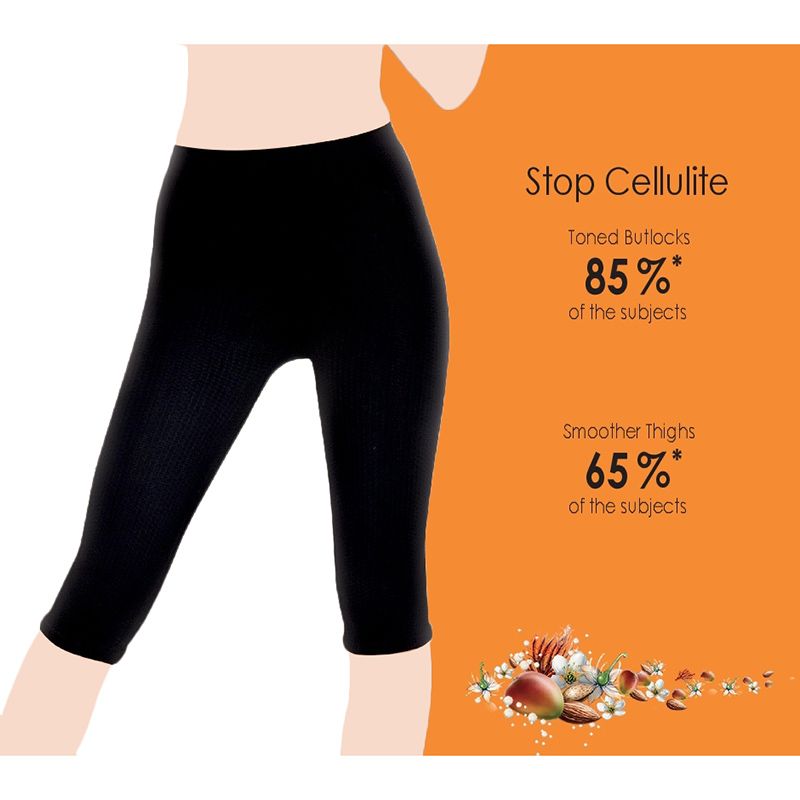 Lytess - Micro Massaging Capris - Anti-Cellulite - Black