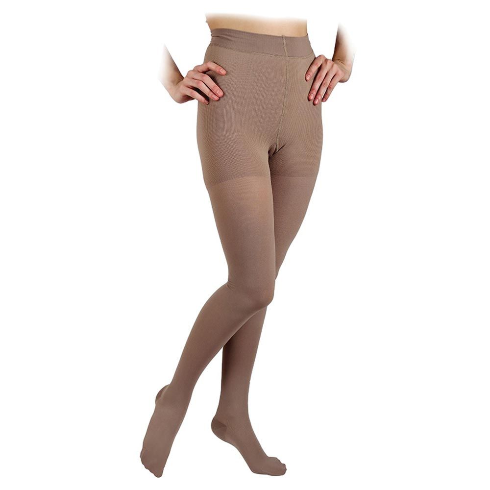 Go Silver - Full Length Closed Toe Socks Class 2 - Nude