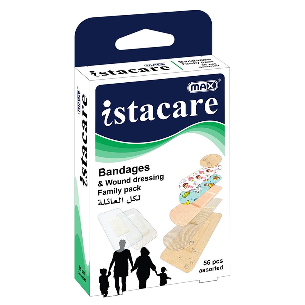 Max Medical Istacare Family Pack Assort. Bandages + Dressing