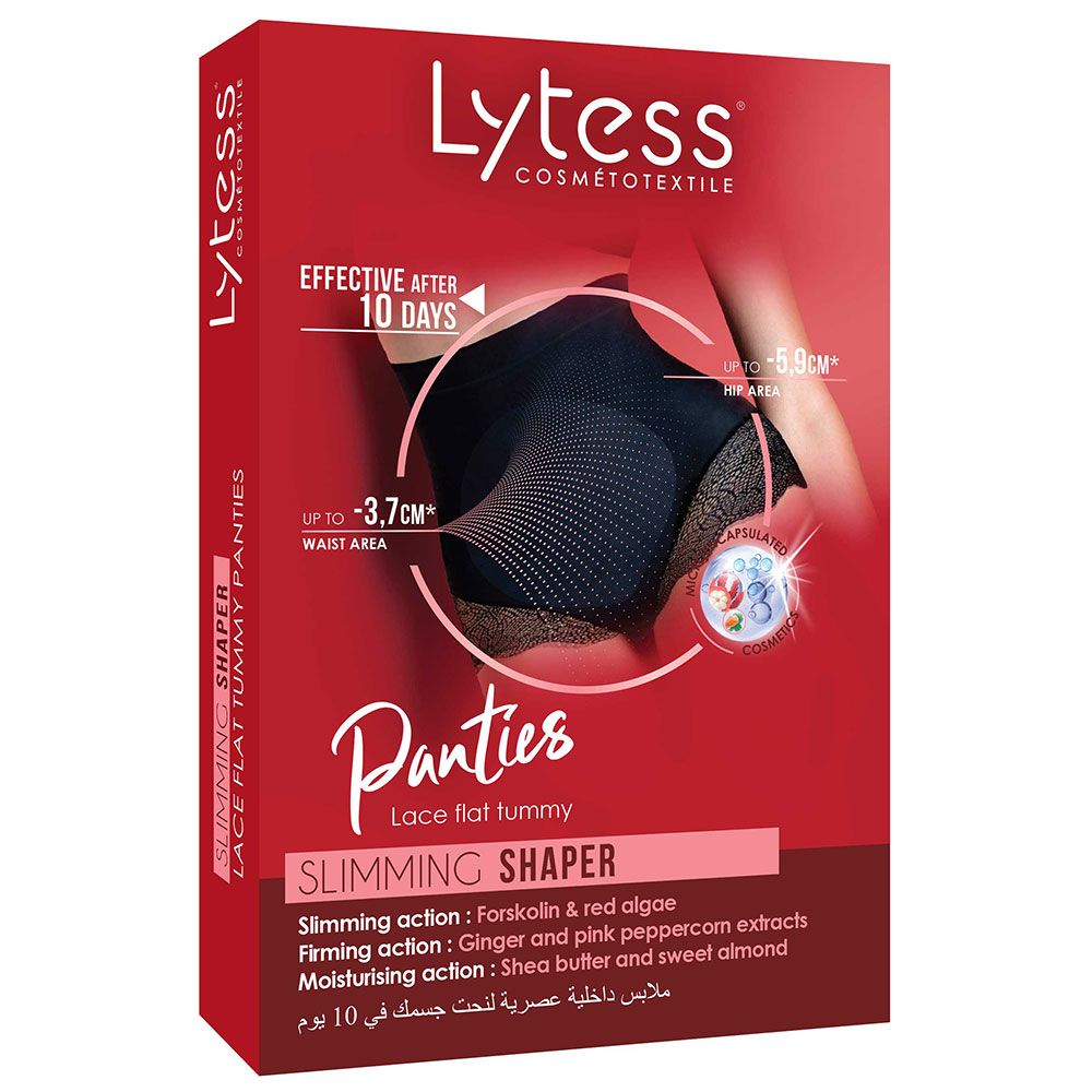 Lytess - Slimming Shaper - Lace Flat Tummy Panties - Black