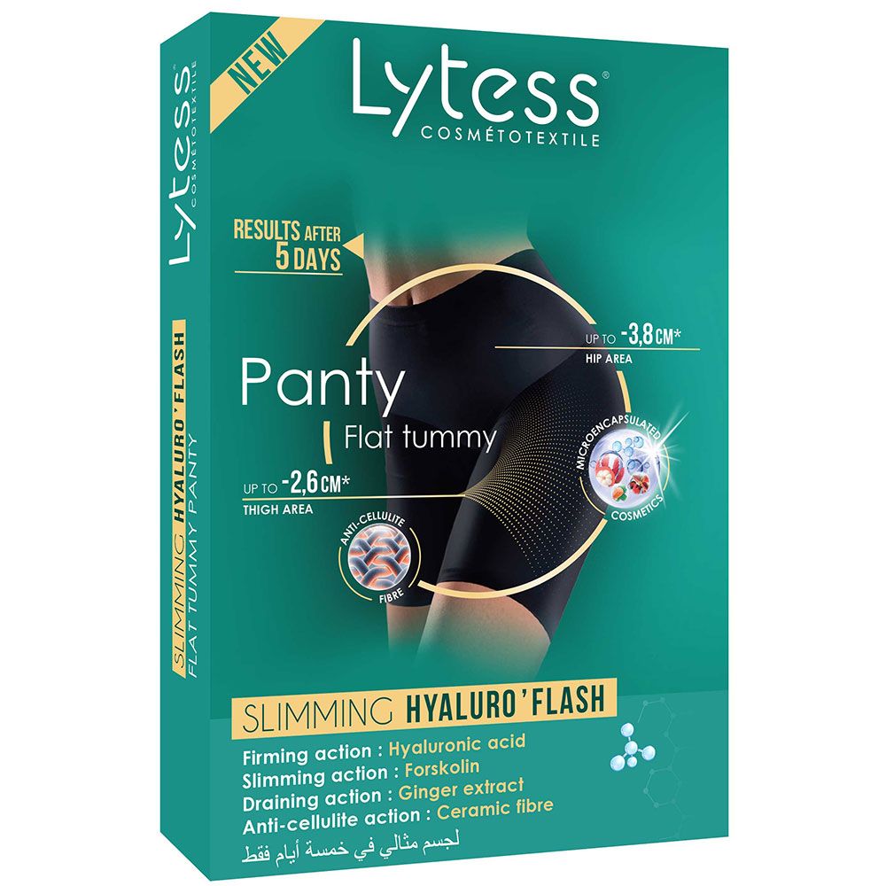 Lytess - Flat Tummy Panty - Slimming Hyaluro Flash - Black