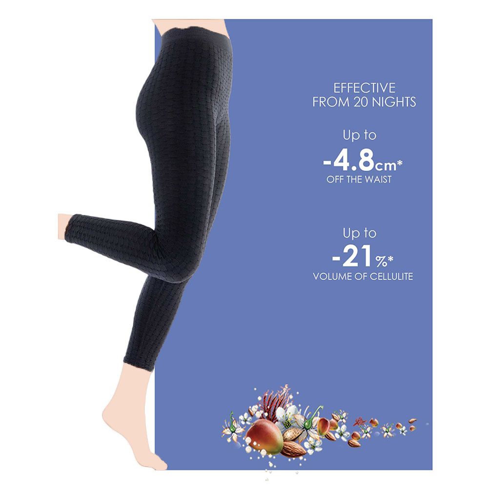 Lytess - Night Anti-cellulite Honeycomb Leggings - Black