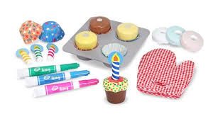 Melissa & Doug Bake & Decorate Cupcake Set