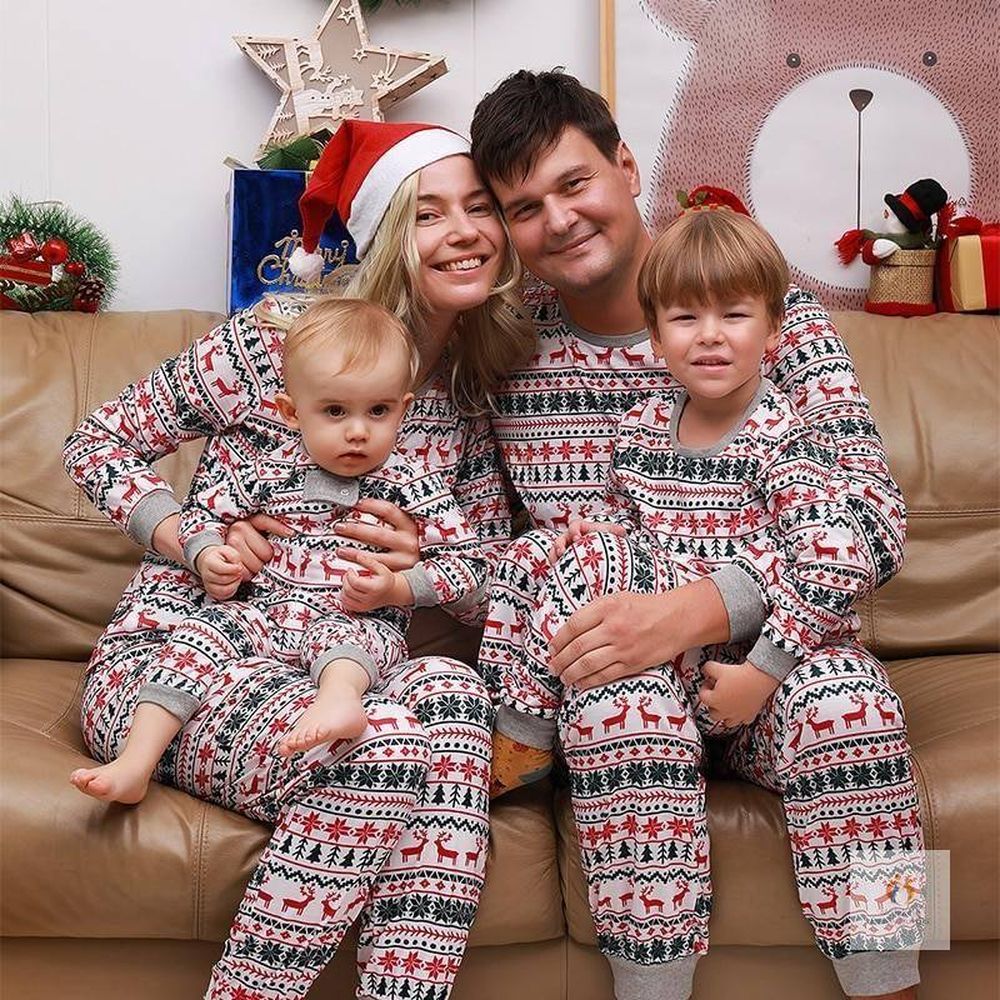 Matching Family Outfits - 2pc-Set - Dad Christmas Pyjama