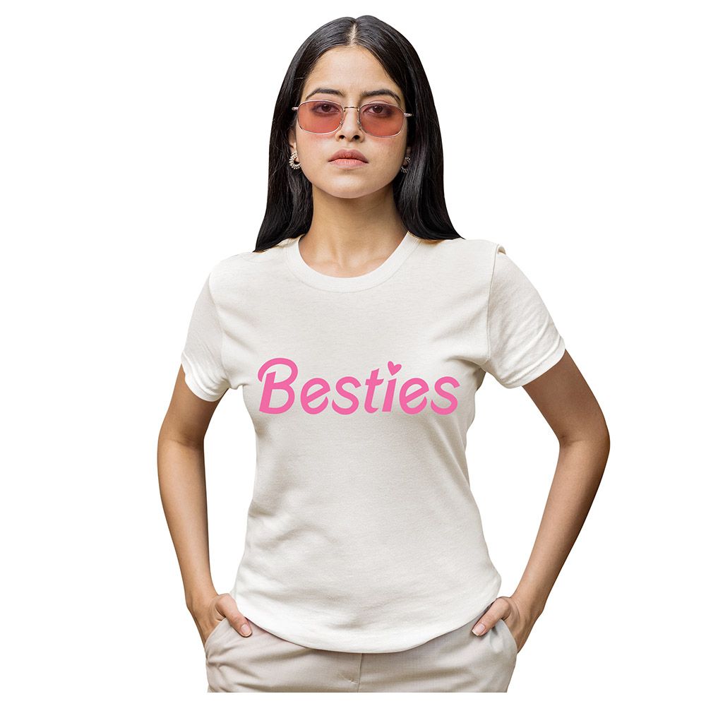 Matching Family Outfits - Mom's Besties T-Shirt - White