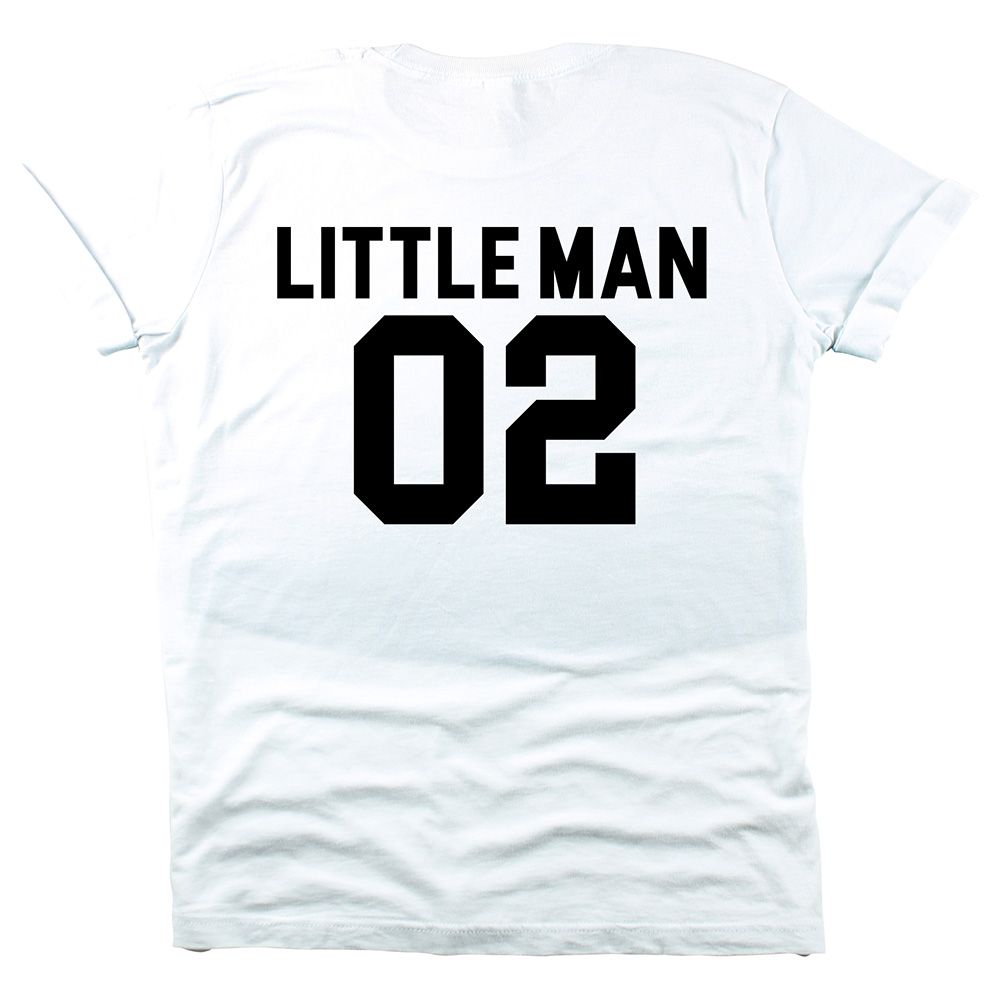 ماتشينغ فاميلي أوتفيتس - تي شيرت Son Little Man 02 - أبيض