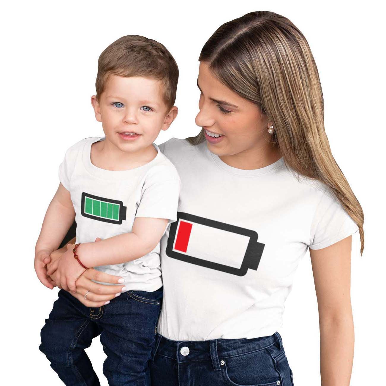 Matching Family Outfits - Mom Drained T-Shirt - White