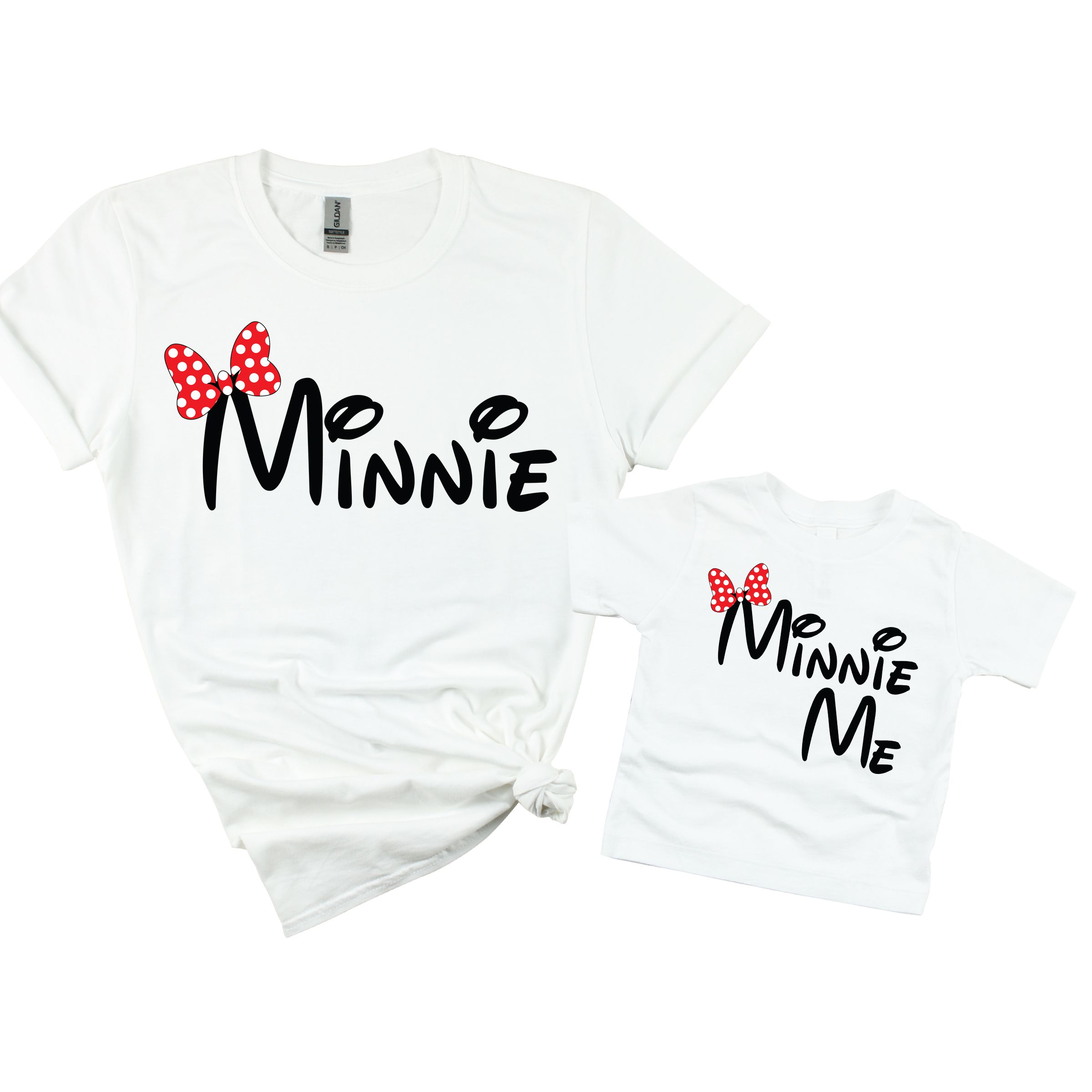 Matching Family Outfits - Daughter "Minnie Me" T-Shirt - White