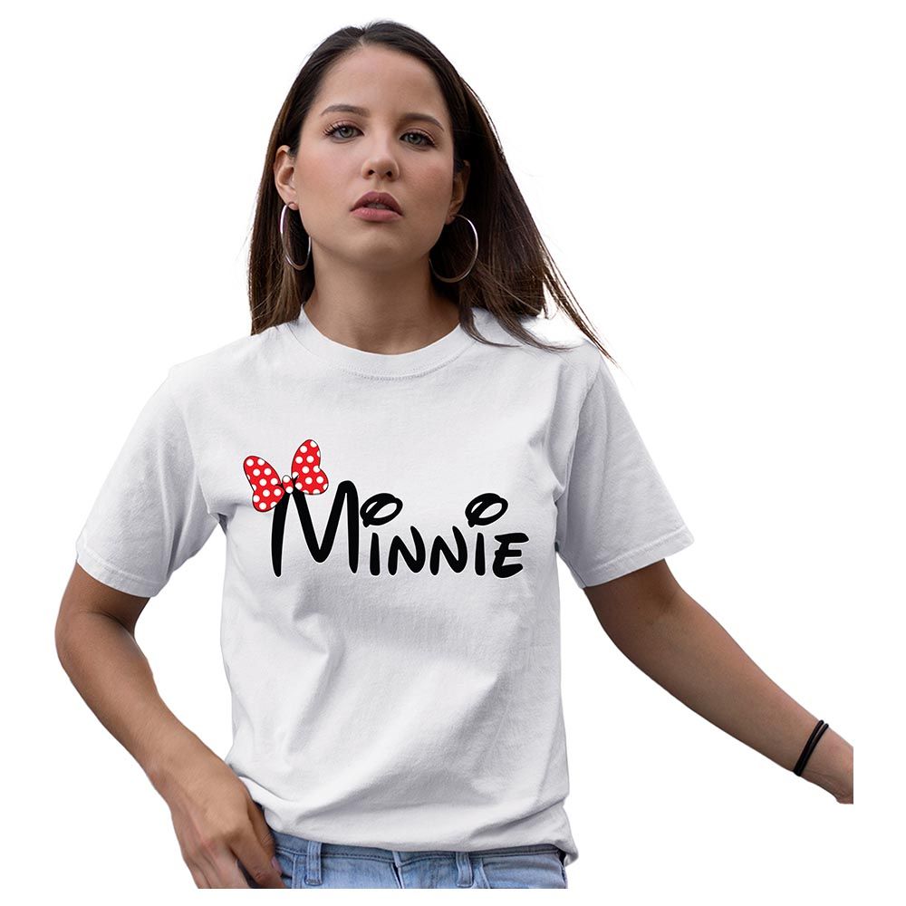 Matching Family Outfits - Mom "Minnie" T-Shirt - White