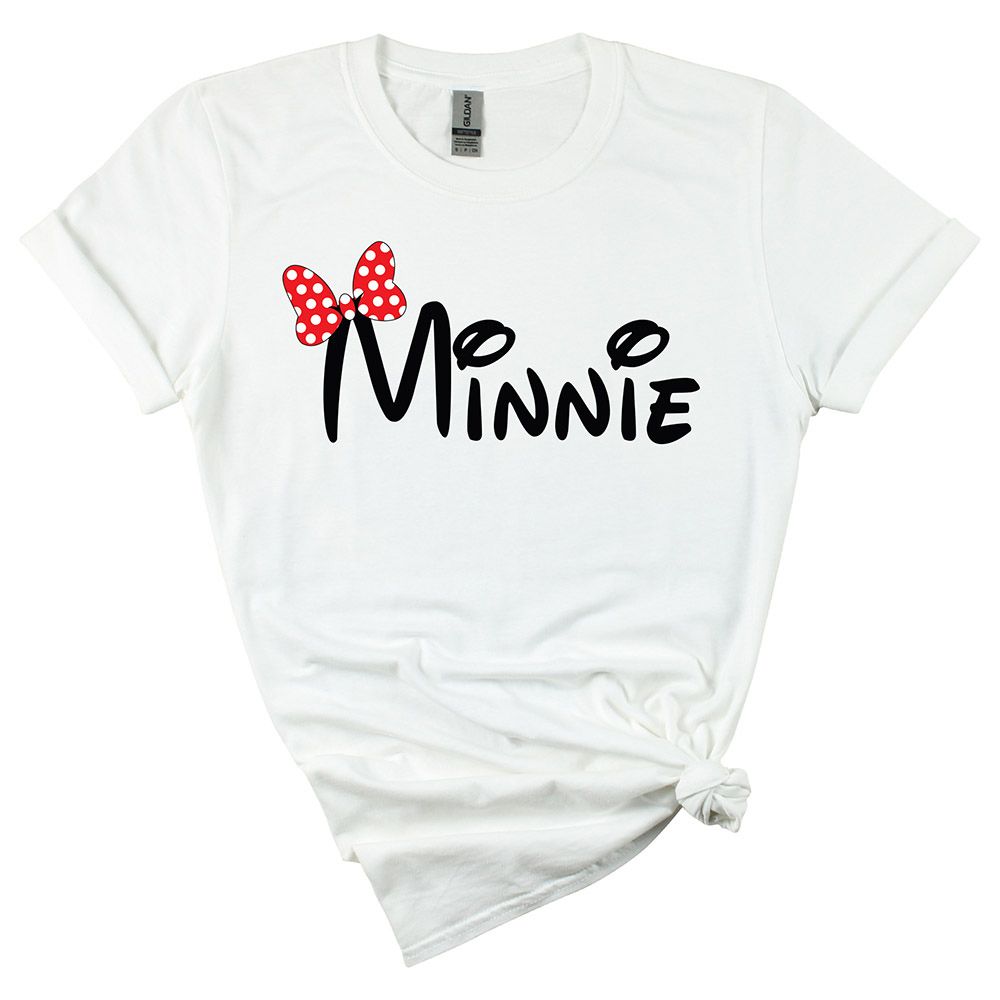 Matching Family Outfits - Mom "Minnie" T-Shirt - White