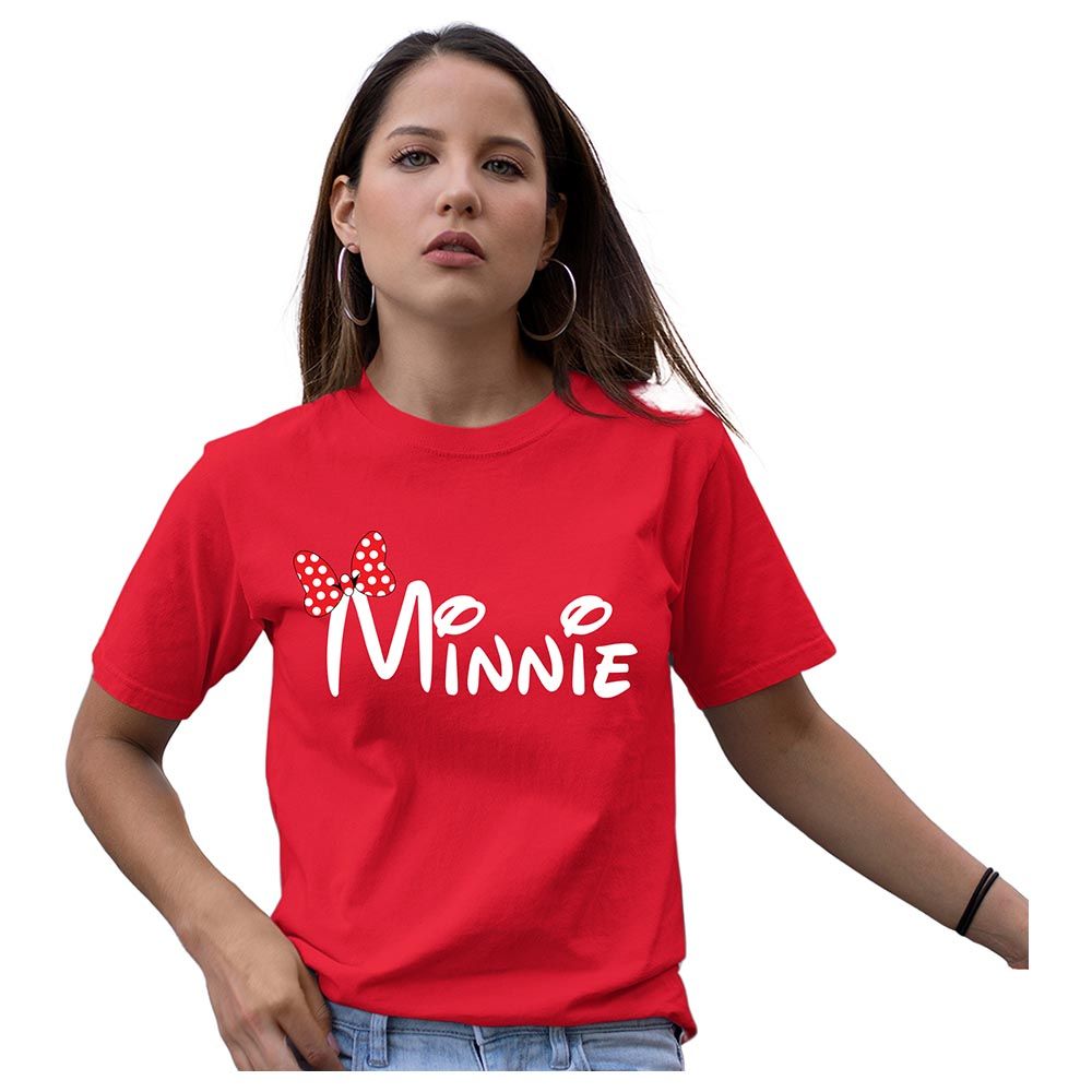 Matching Family Outfits - Mom "Minnie" T-Shirt - Red