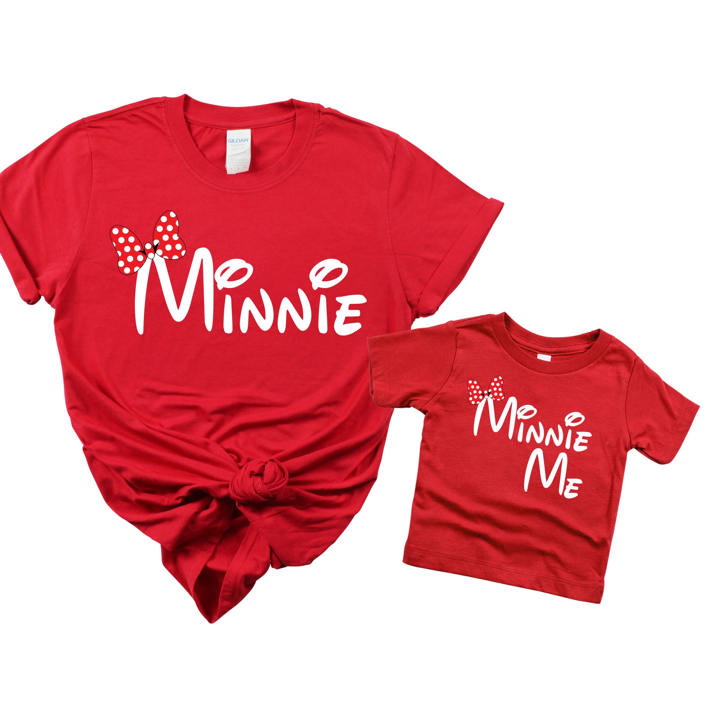 Matching Family Outfits - Mom "Minnie" T-Shirt - Red