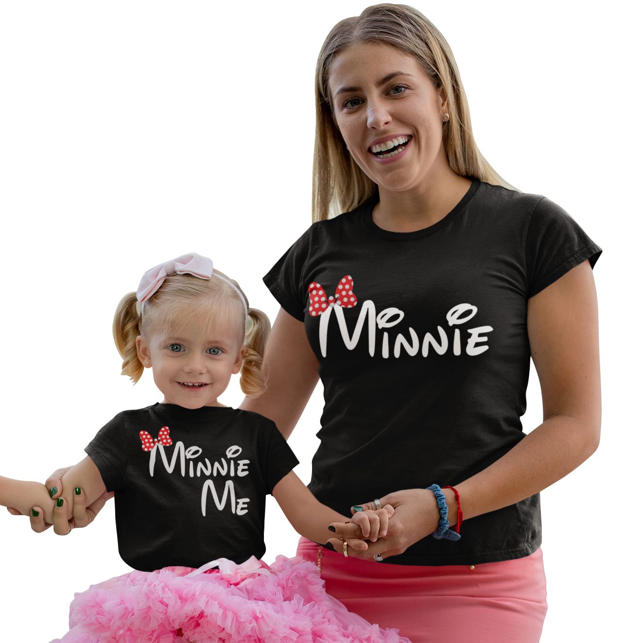 Matching Family Outfits - Mom "Minnie" T-Shirt - Black