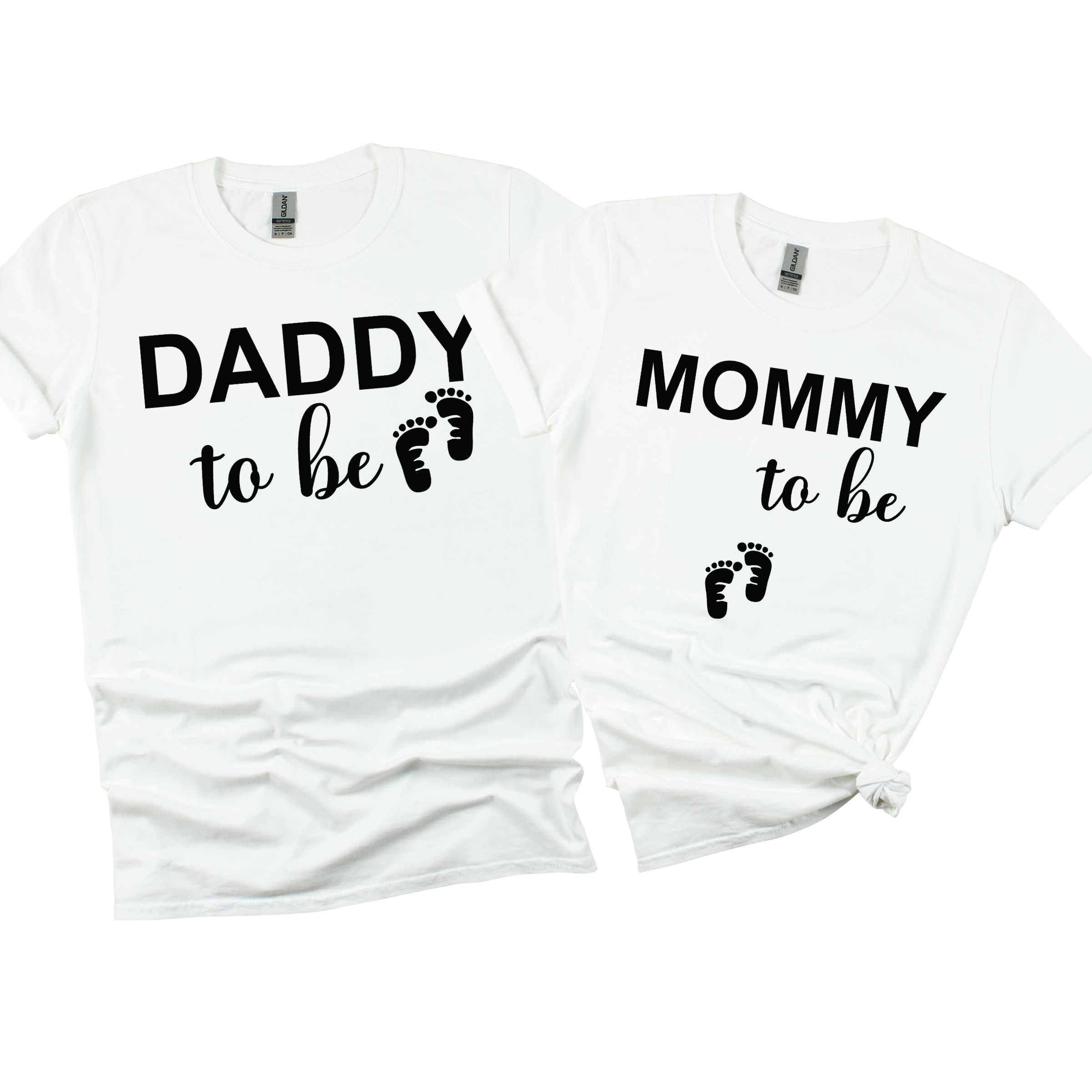 Matching Family Outfits - "Dad To Be - Loading" T-Shirt - White