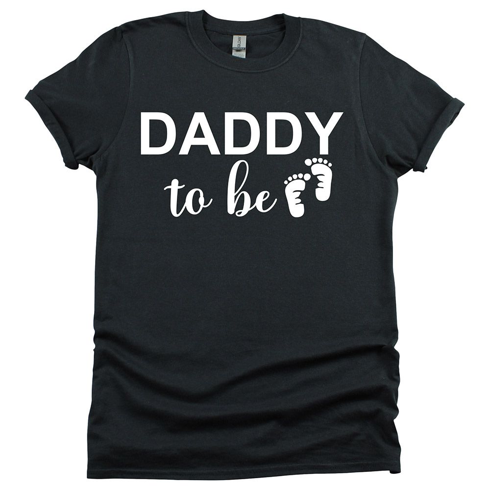 Matching Family Outfits - Daddy To Be T-Shirt - Black