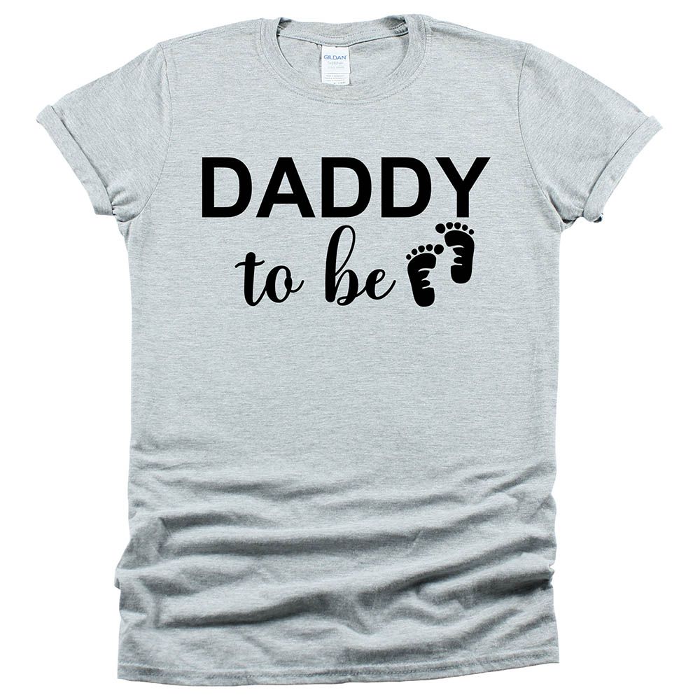 Matching Family Outfits - Daddy To Be T-Shirt - Grey