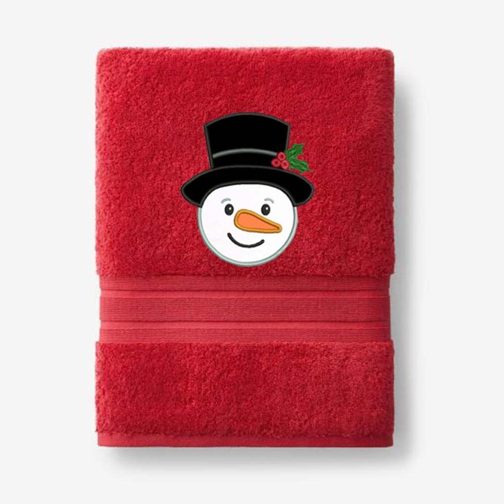 Creative Costumez - Christmas Towels - Pack of 4 - Red/White