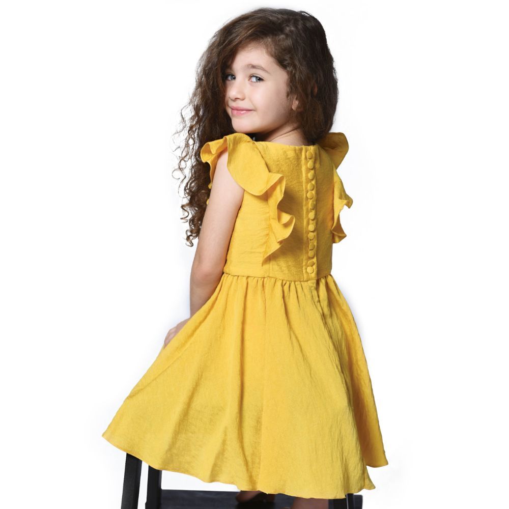 Creative Costumez - Butterfly Dress - Mustard