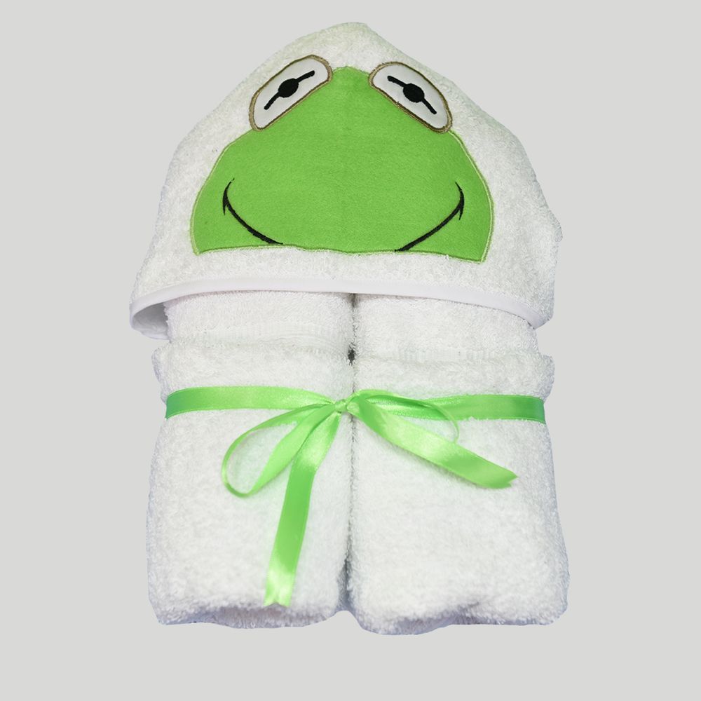 Creative Costumez - Personalized Kids Frog Hooded Towel