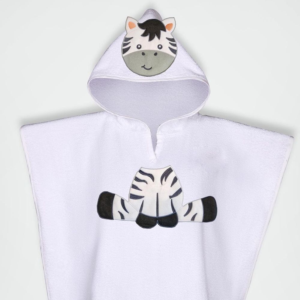 Creative Costumez - Personalized Kids Zebra Hooded Towel