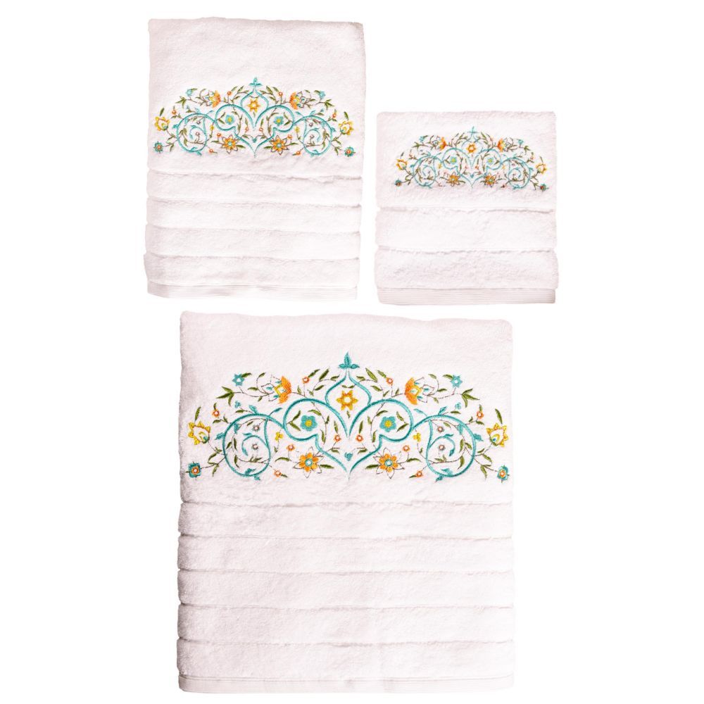 Creative Costumez - Arabesque Towel Set - White