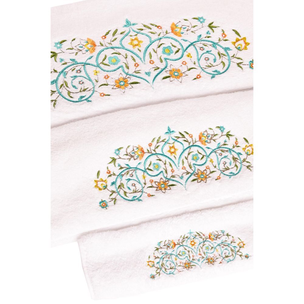 Creative Costumez - Arabesque Towel Set - White