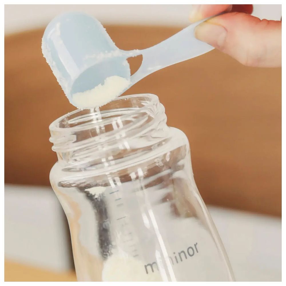 Mininor - Anti-Colic Glass Baby Feeding Bottle - 240ml 